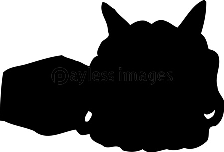 鬼のシルエット 商用利用可能な写真素材 イラスト素材ならストックフォトの定額制ペイレスイメージズ