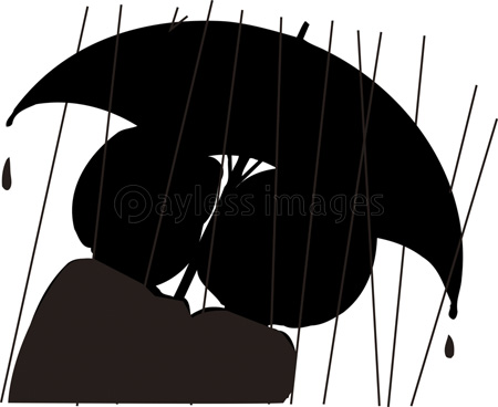 鮎釣りをしている人のシルエット ストックフォトの定額制ペイレスイメージズ