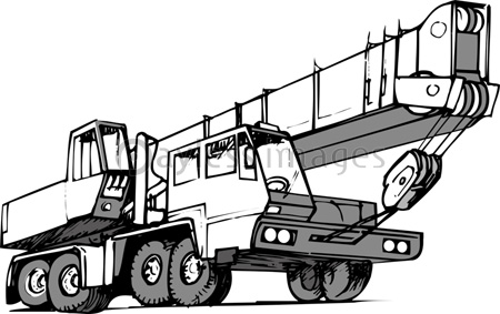 レッカー車のシルエット ストックフォトの定額制ペイレスイメージズ