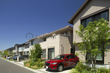 新興住宅街 ストックフォトの定額制ペイレスイメージズ