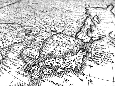 古い世界地図 日本 ストックフォトの定額制ペイレスイメージズ