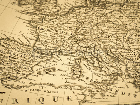 古地図 地中海周辺 ストックフォトの定額制ペイレスイメージズ