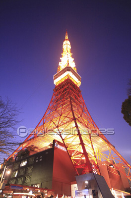 東京タワーの夜景 商用利用可能な写真素材 イラスト素材ならストックフォトの定額制ペイレスイメージズ