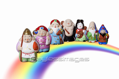 空飛ぶ七福神 - 商用利用可能な写真素材・イラスト素材ならストック