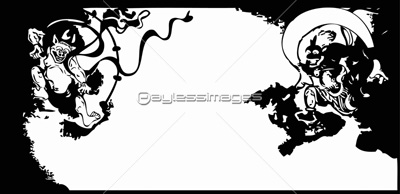 風神雷神 商用利用可能な写真素材 イラスト素材ならストックフォトの定額制ペイレスイメージズ