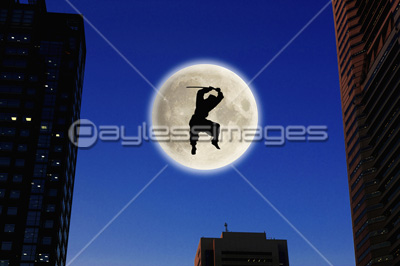 鍵穴から覗く忍者 商用利用可能な写真素材 イラスト素材ならストックフォトの定額制ペイレスイメージズ