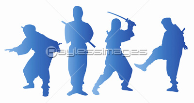 忍者シルエット 商用利用可能な写真素材 イラスト素材ならストックフォトの定額制ペイレスイメージズ