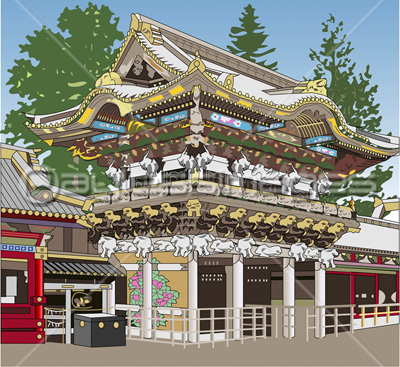 東照宮の写真 イラスト素材 写真素材 ストックフォトの定額制ペイレスイメージズ