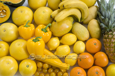 黄色い野菜と果物 ストックフォトの定額制ペイレスイメージズ