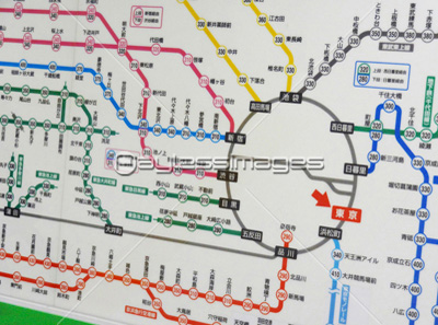 Jr東日本の路線図 商用利用可能な写真素材 イラスト素材ならストックフォトの定額制ペイレスイメージズ
