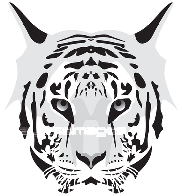 虎 イラスト 白黒 イラスト画像の無料ダウンロード