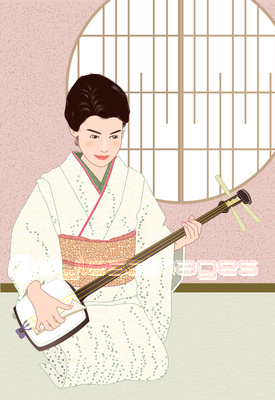 三味線を弾く女性 - 商用利用可能な写真素材・イラスト素材なら