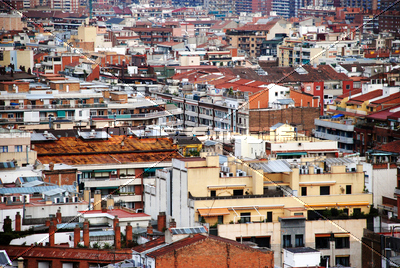 バルセロナの街並み ストックフォトの定額制ペイレスイメージズ