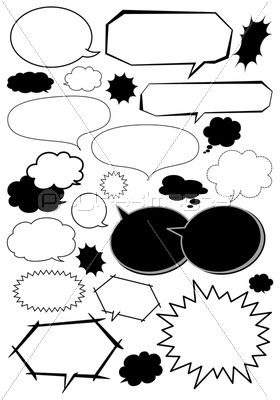 ふきだし 商用利用可能な写真素材 イラスト素材ならストックフォトの定額制ペイレスイメージズ