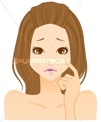 シミ そばかす ビフォーアフター 商用利用可能な写真素材 イラスト素材ならストックフォトの定額制ペイレスイメージズ