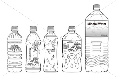 ペットボトル イラスト 線画 商用利用可能な写真素材 イラスト素材ならストックフォトの定額制ペイレスイメージズ
