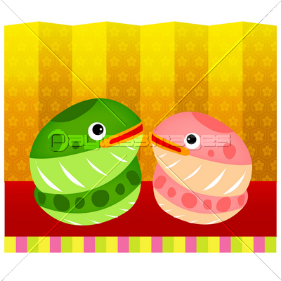 巳 蛇 屏風 年賀状 商用利用可能な写真素材 イラスト素材ならストックフォトの定額制ペイレスイメージズ