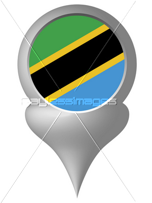 タンザニア 国旗 フレーム ポイント マーク ストックフォトの定額制ペイレスイメージズ