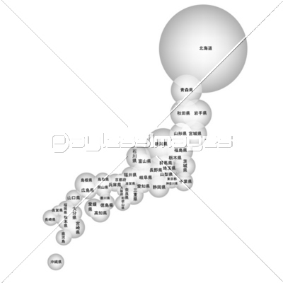日本地図 日本 地図 シルエット ストックフォトの定額制ペイレスイメージズ
