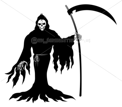 死神に取り憑かれた男性 ストックフォトの定額制ペイレスイメージズ