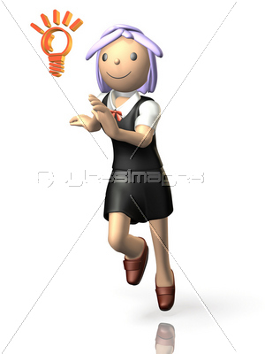 モチベーションを表すアブストラクト3dcgイラスト ストックフォトの定額制ペイレスイメージズ