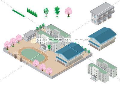 最高の無料イラスト ベスト学校 建物 イラスト