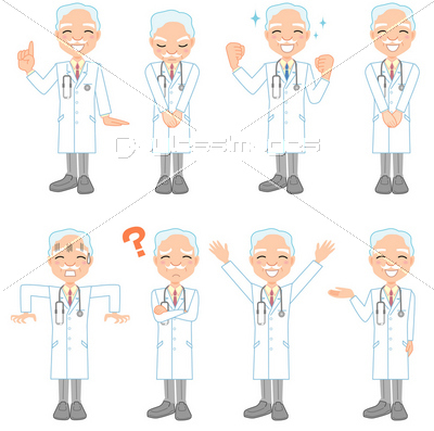 ベテラン医者のポーズ集 商用利用可能な写真素材 イラスト素材ならストックフォトの定額制ペイレスイメージズ