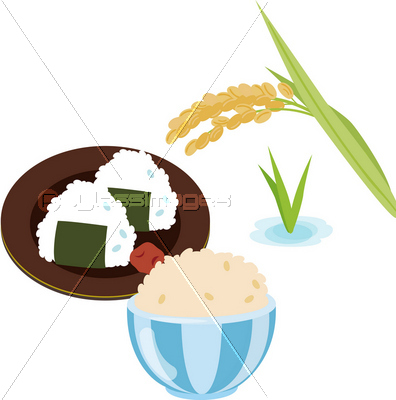 お米と稲穂