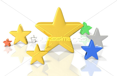 ラッキースターのオーナメントを表すアブストラクト3dcgイラスト 商用利用可能な写真素材 イラスト素材ならストックフォトの定額制ペイレスイメージズ