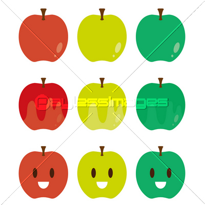 リンゴ 毒林檎 りんごのキャラクター ストックフォトの定額制