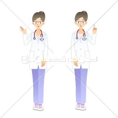 医師 医者 女性 イラスト 商用利用可能な写真素材 イラスト素材ならストックフォトの定額制ペイレスイメージズ