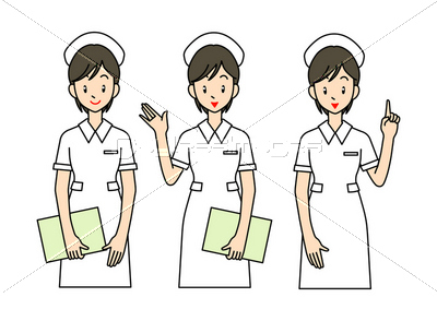 看護婦 看護師 イラスト ストックフォトの定額制ペイレスイメージズ