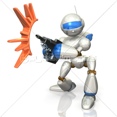 戦闘ロボットの写真 イラスト素材 写真素材 ストックフォトの定額制ペイレスイメージズ