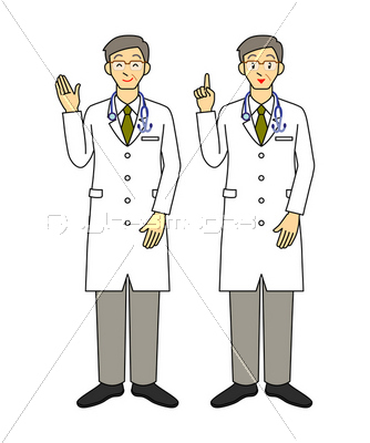 男性 医師 白衣 イラスト 商用利用可能な写真素材 イラスト素材ならストックフォトの定額制ペイレスイメージズ