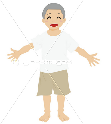 両手を広げる坊主頭の少年 商用利用可能な写真素材 イラスト素材ならストックフォトの定額制ペイレスイメージズ