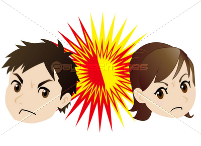 夫婦のにらみ合い 中年 商用利用可能な写真素材 イラスト素材ならストックフォトの定額制ペイレスイメージズ