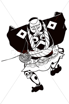 歌川国貞 奴凧のイメージイラスト 商用利用可能な写真素材 イラスト素材ならストックフォトの定額制ペイレスイメージズ