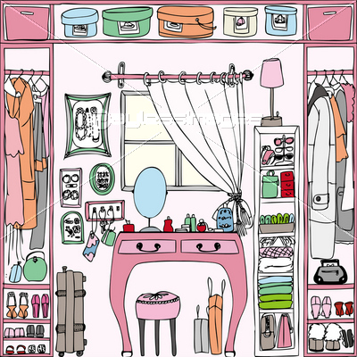 部屋のイラストです 商用利用可能な写真素材 イラスト素材ならストックフォトの定額制ペイレスイメージズ