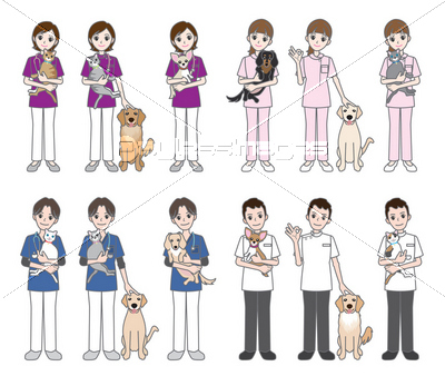 医者のベクターイラスト ウイルスの感染対策 医療従事者 商用利用可能な写真素材 イラスト素材ならストックフォトの定額制ペイレスイメージズ