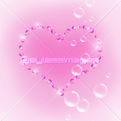 ハートとシャボン玉 商用利用可能な写真素材 イラスト素材ならストックフォトの定額制ペイレスイメージズ
