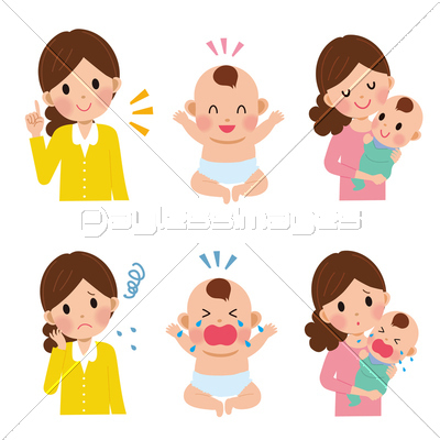 子育て 女性 赤ちゃん 母子 商用利用可能な写真素材 イラスト素材ならストックフォトの定額制ペイレスイメージズ
