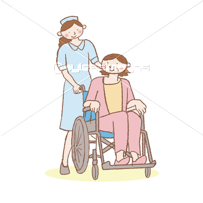 病院 イラスト 車椅子 商用利用可能な写真素材 イラスト素材ならストックフォトの定額制ペイレスイメージズ