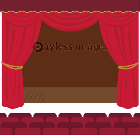 劇場 舞台のシンプルな素材 商用利用可能な写真素材 イラスト素材ならストックフォトの定額制ペイレスイメージズ
