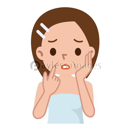 美容 ほうれい線 女性 商用利用可能な写真素材 イラスト素材ならストックフォトの定額制ペイレスイメージズ