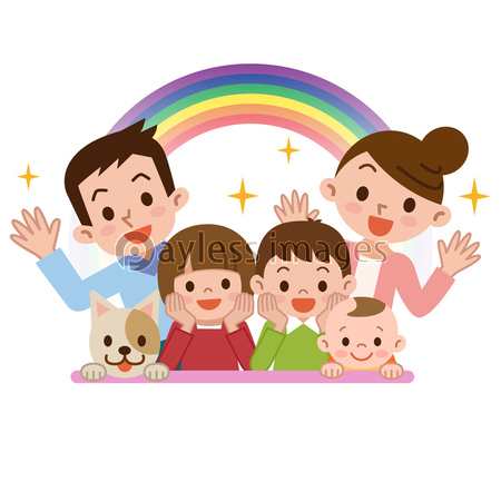 笑顔の幸せ家族 商用利用可能な写真素材 イラスト素材ならストックフォトの定額制ペイレスイメージズ