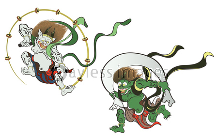 雷神の写真 イラスト素材 写真素材 ストックフォトの定額制ペイレスイメージズ