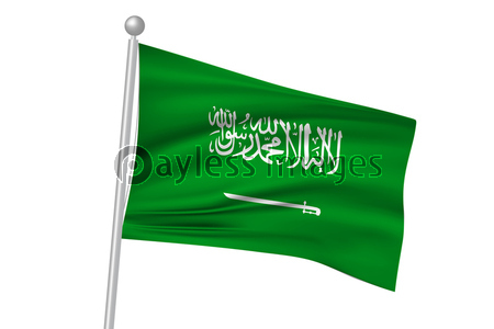 サウジアラビア 国旗 旗 ストックフォトの定額制ペイレスイメージズ