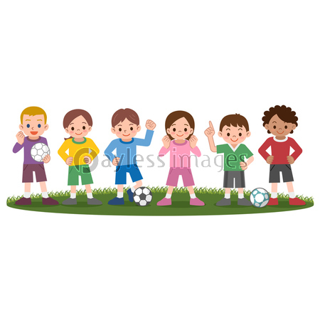 サッカーをする子供たち 商用利用可能な写真素材 イラスト素材ならストックフォトの定額制ペイレスイメージズ