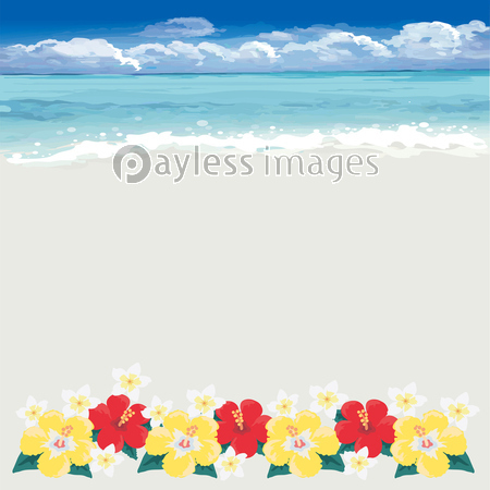 沖縄 ビーチ イラスト ストックフォトの定額制ペイレスイメージズ