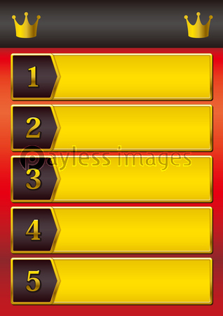 ランキング表 縦型 商用利用可能な写真素材 イラスト素材ならストックフォトの定額制ペイレスイメージズ